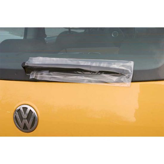 Afbeeldingen van HDPE-tas 80x600mm geblockt à 50 stuk(s)