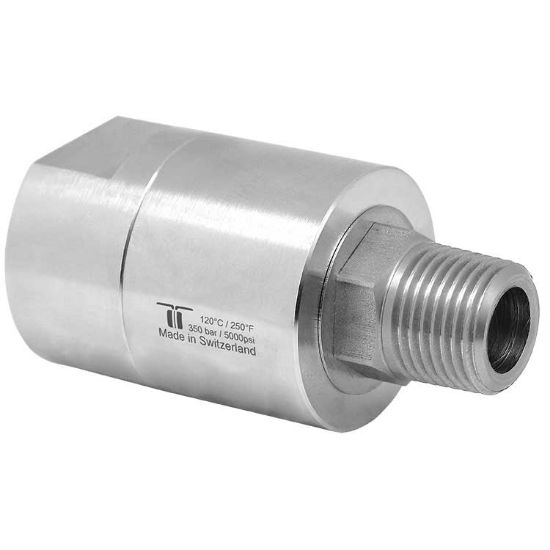 Afbeeldingen van Swivel DGEI-28 1/4"BI-BU RVS