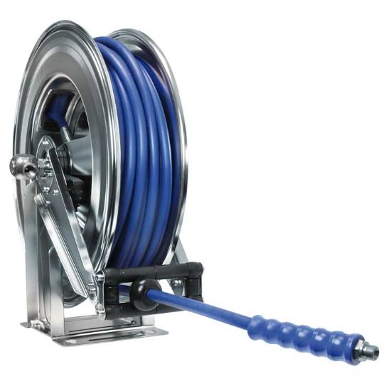 Afbeeldingen van Slanghaspel  2SN08-20M.glad BL 3/8"RVS