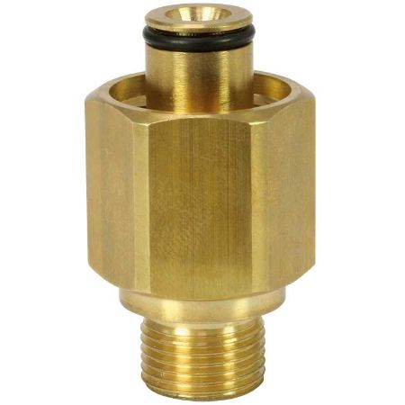 Afbeeldingen van Adapter K-Lock-6 TR22BI : 3/8"BU Messing