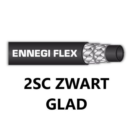 Afbeeldingen van Slang 2SC-08-420 Bar 150°C zwart glad