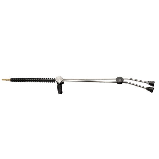 Afbeeldingen van Dubbellans 1.0 M inox met draaihandgreep