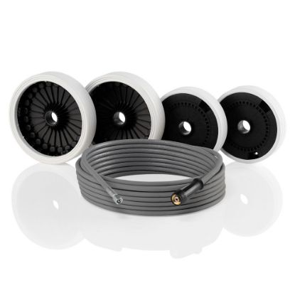 Afbeeldingen van Kit streepvrije wielen/slang (voeding) g