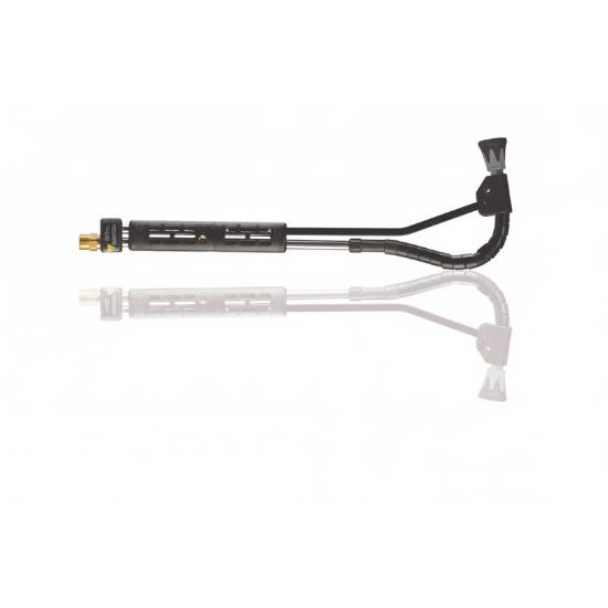 Afbeeldingen van Knikbare lans 670 MM inox met handgreep