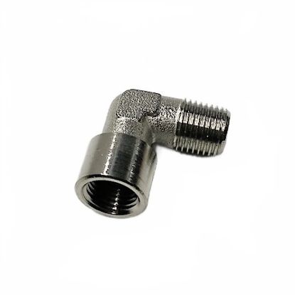 Afbeeldingen van Hoek 1/4" vrouw x 1/4" man