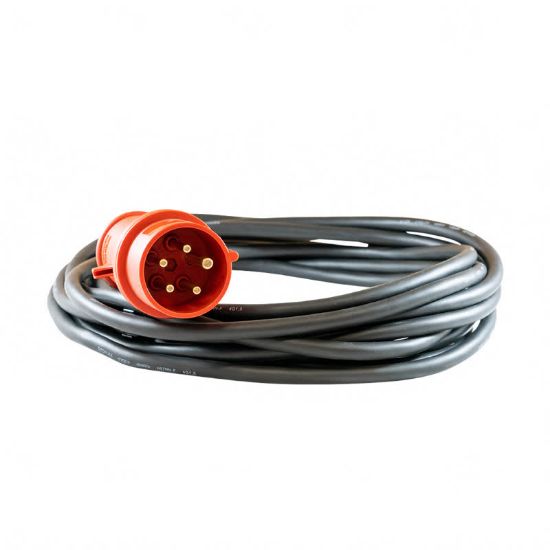 Afbeeldingen van Elektrokabel 8 M met stekker 5P16A