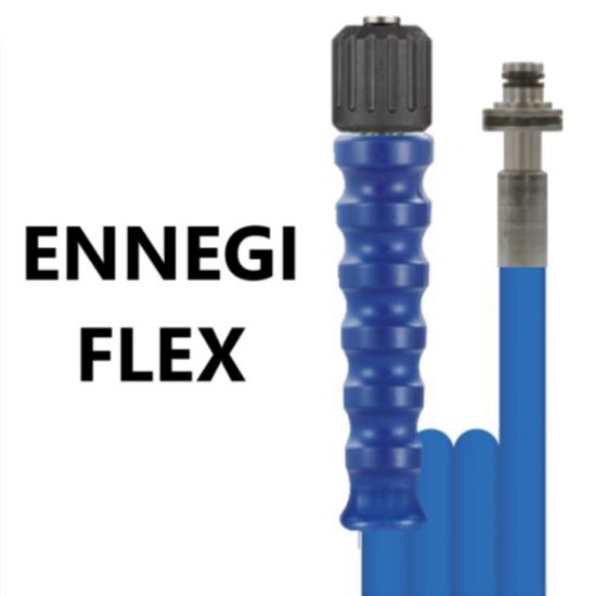 Afbeeldingen van Slang 2SC-08 BL 20M insteekn.11 M22 Swiv