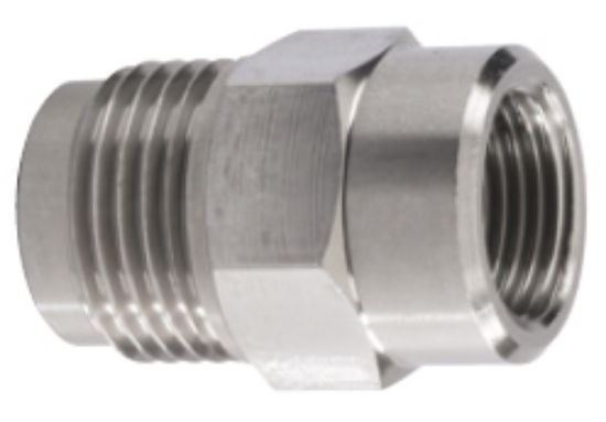 Afbeeldingen van Nippel 1/2 3/8BI RVS