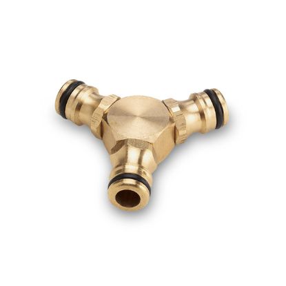 Afbeeldingen van Messing 3-weg koppeling