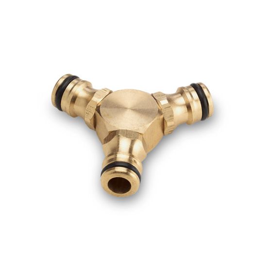 Afbeeldingen van Messing 3-weg koppeling