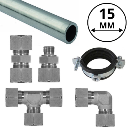 Afbeelding voor categorie Leidingwerk 15mm RVS